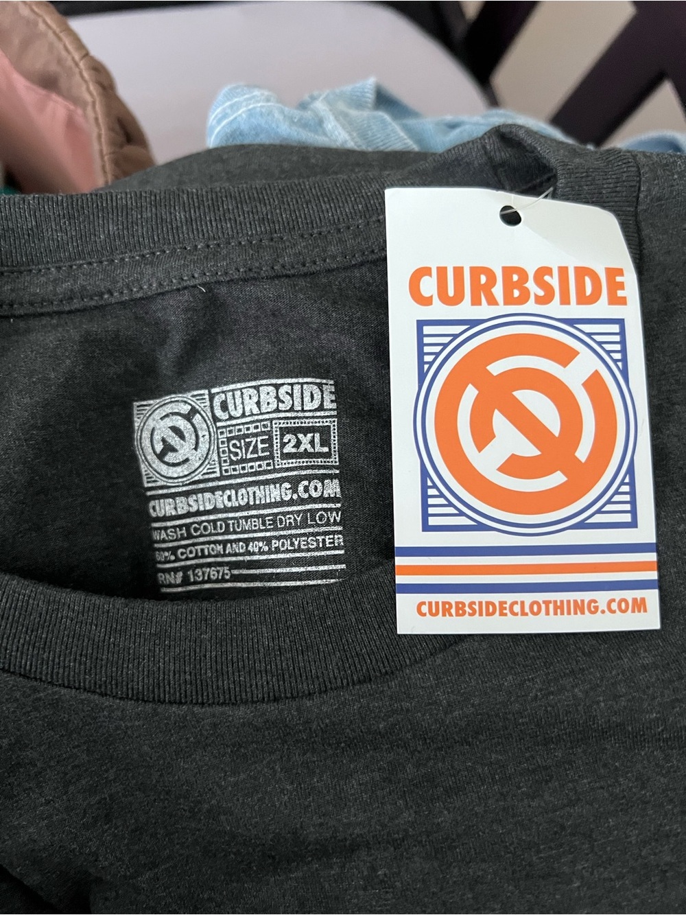 NWT Curbside Clothing Graphic Tee - "Nature's Hand" Surreal Landscape - Picture 5 of 5